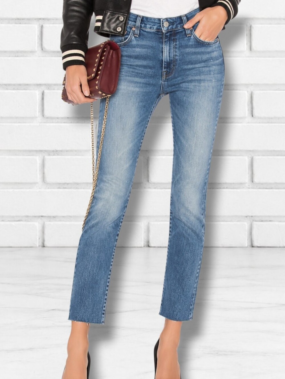 MOTHER Rascal Ankle Snippet Jean in Well Played Size 27